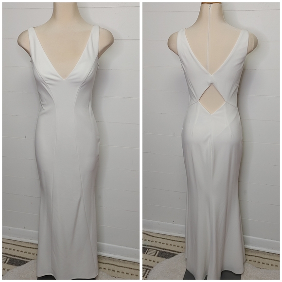 Katie May Mischka cutout maxi dress size 4 - Picture 2 of 15
